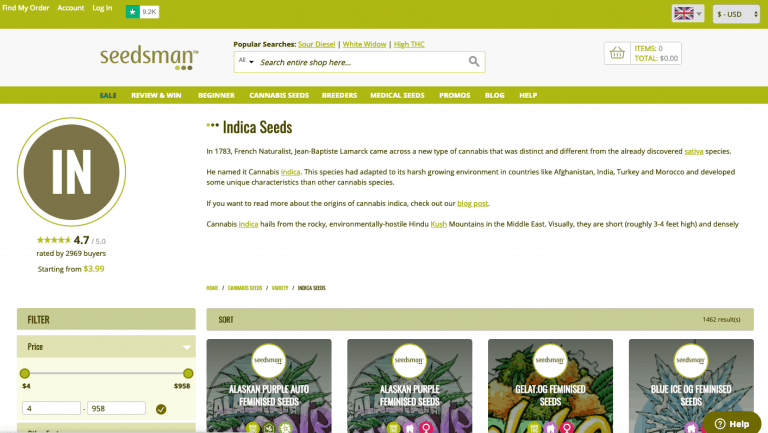 Seedsman.com review